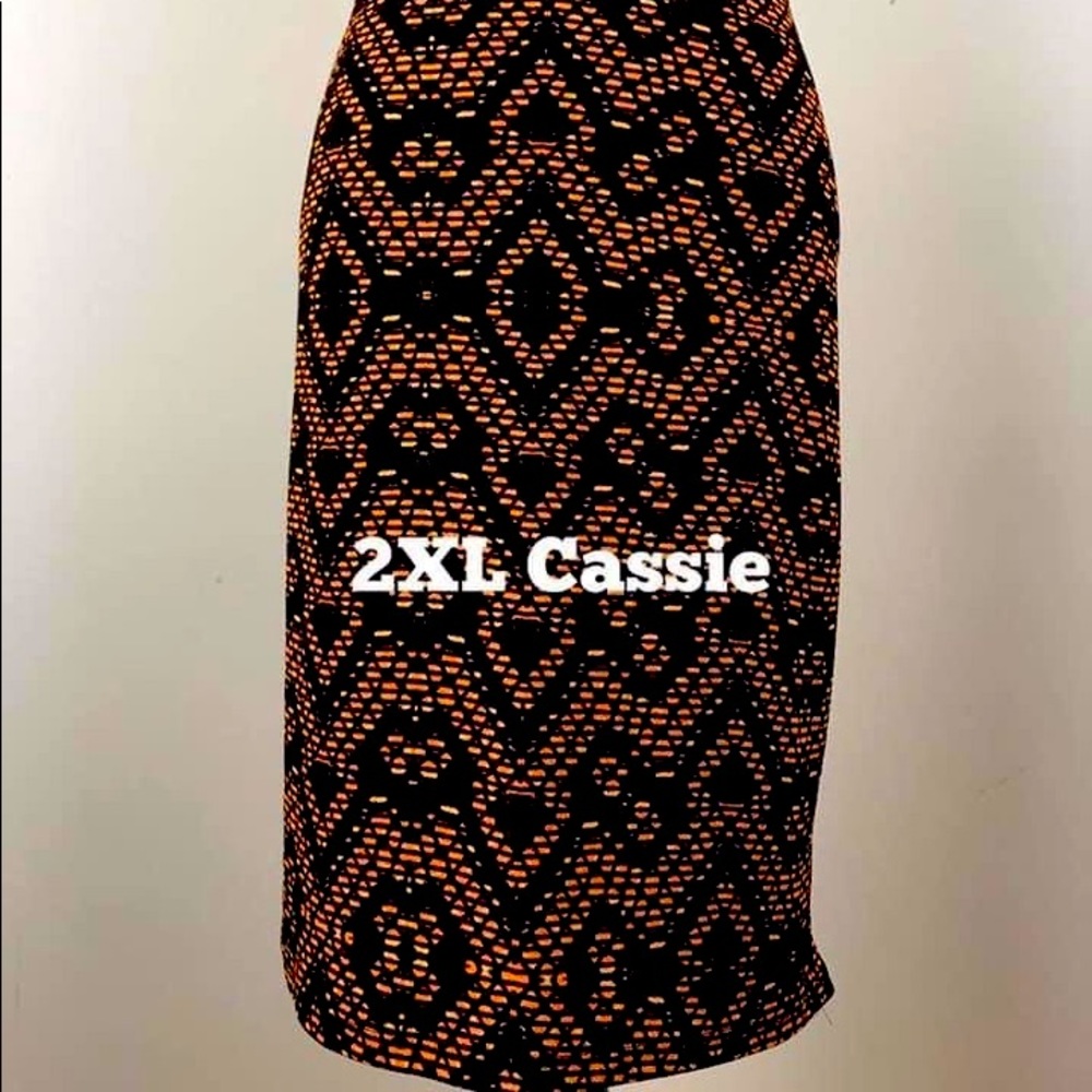 LuLaRoe Cassie Pencil Skirt 2XL